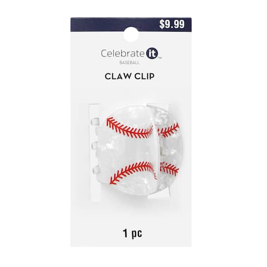 Small Baseball Claw Clip by Celebrate It™